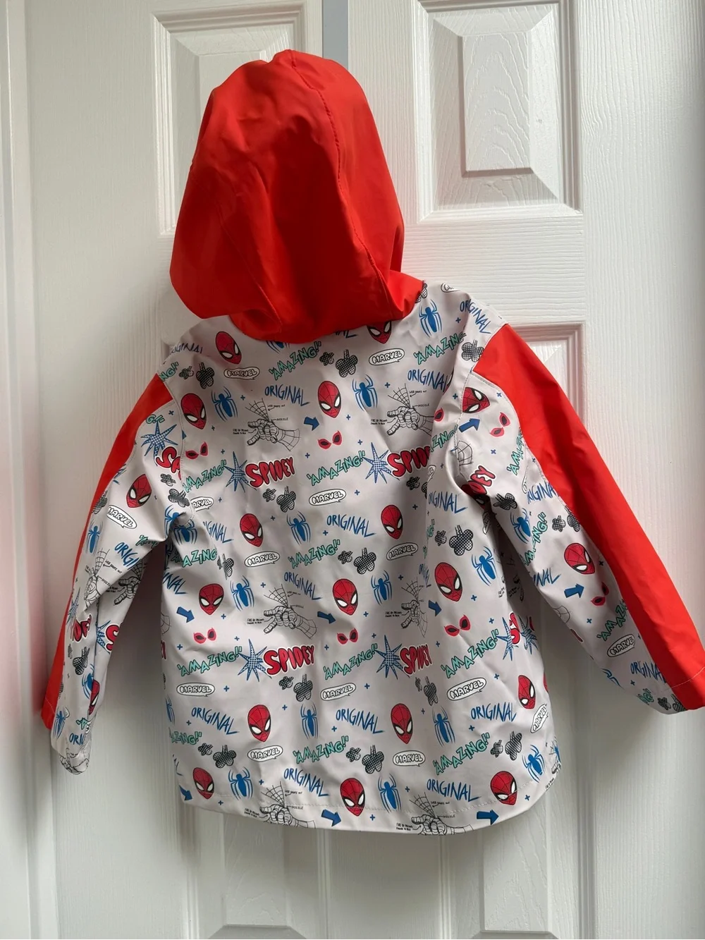Disney Marvel Spidey and his Amazing Friends rain jacket for kids